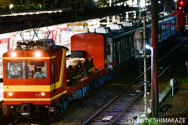 【養老】7700系 TQ14入場回送を塩浜駅で撮影した写真