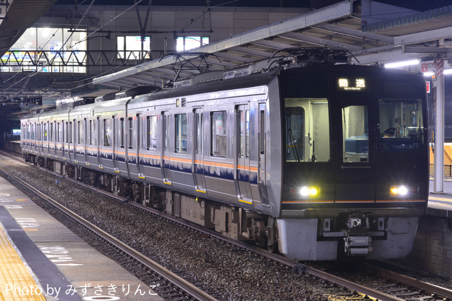 【JR西】207系T1編成網干総合車両所本所出場を東加古川駅で撮影した写真