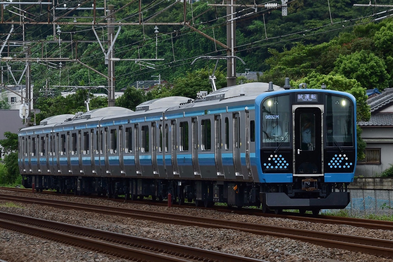 【JR東】E131系G−02編成東海道貨物線で試運転の拡大写真