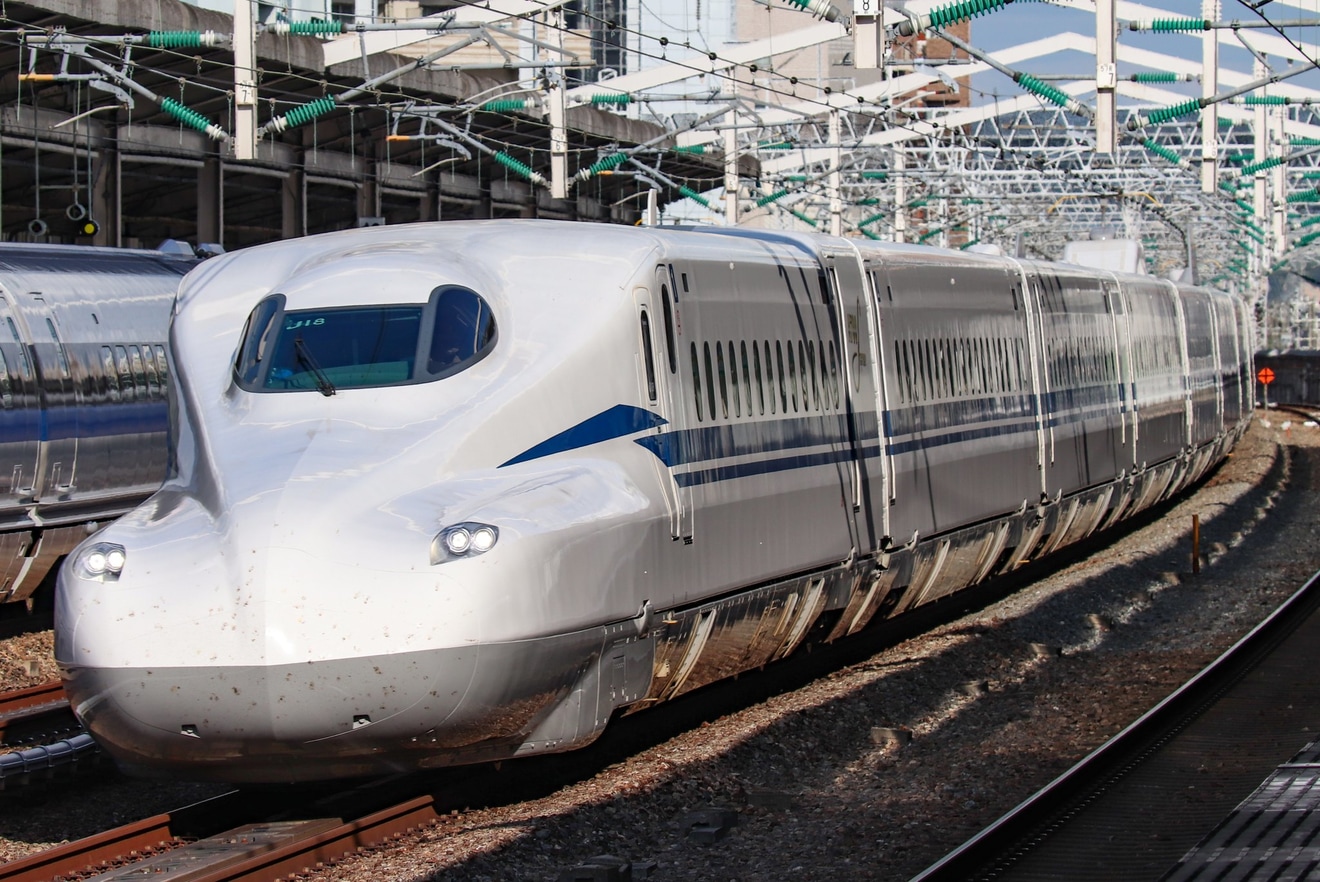 【JR海】N700S J18編成が山陽新幹線まで試運転の拡大写真