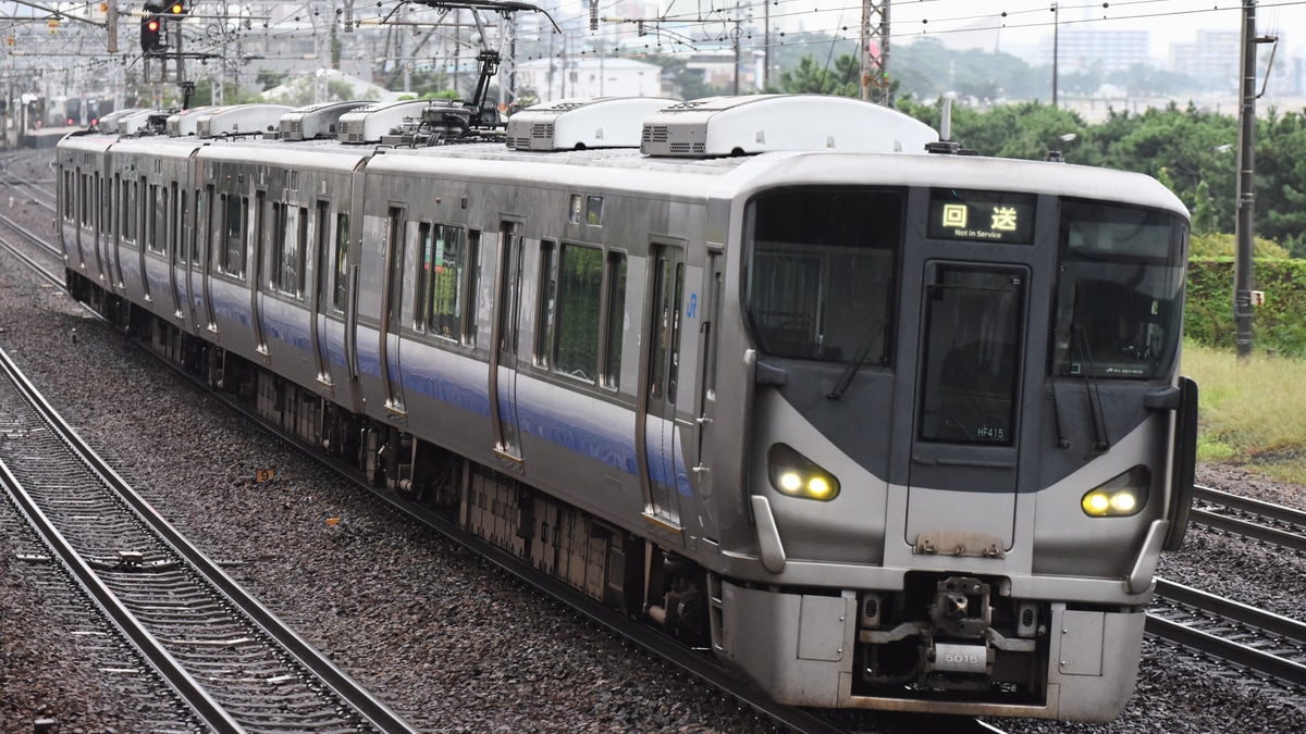 JR西】225系HF415編成網干総合車両所入場回送 |2nd-train鉄道ニュース