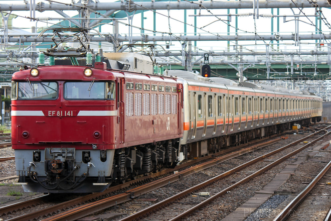 【JR東】E231系ケヨMU43編成 秋田総合車両センター出場配給を大宮駅で撮影した写真