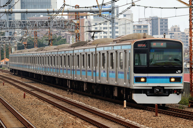 【JR東】E231系K6編成車輪転削回送を阿佐ヶ谷駅で撮影した写真