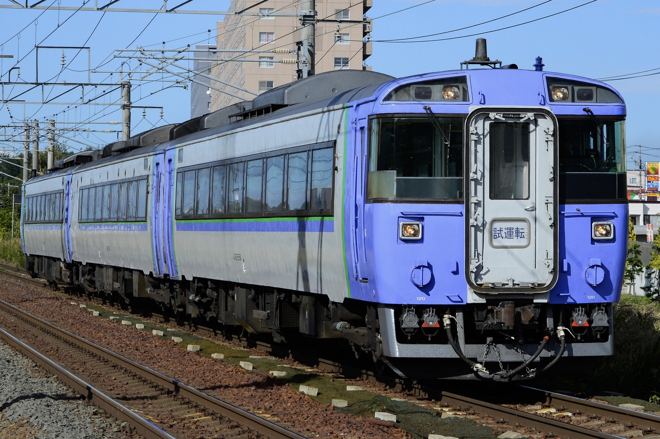 【JR北】キハ183系3両が函館本線及び宗谷本線で試運転の拡大写真