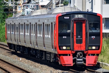 【JR九】813系RM2225編成小倉総合車両センター出場試運転