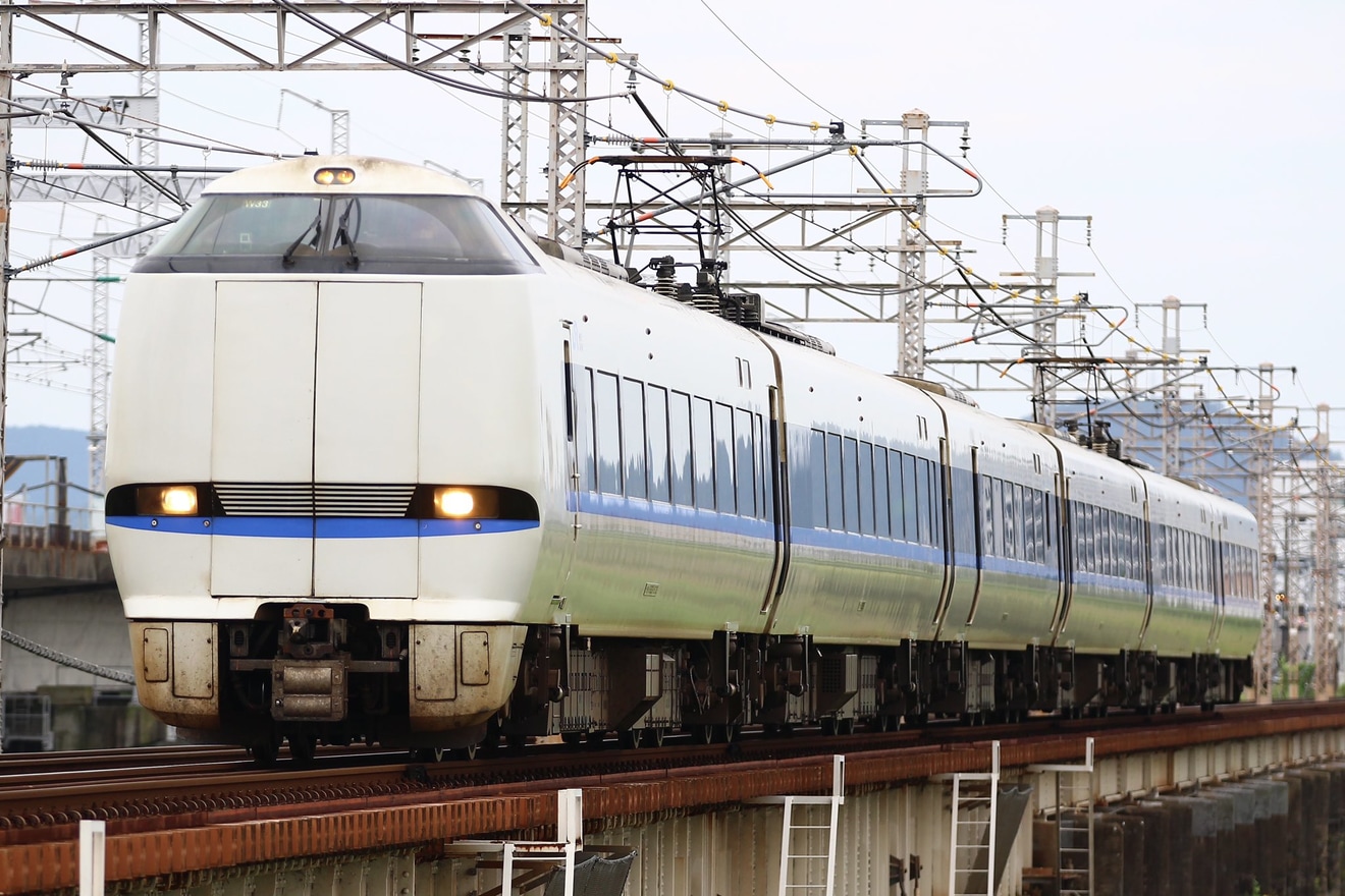 【JR西】683系W33編成団体臨時列車で姫路まで入線の拡大写真
