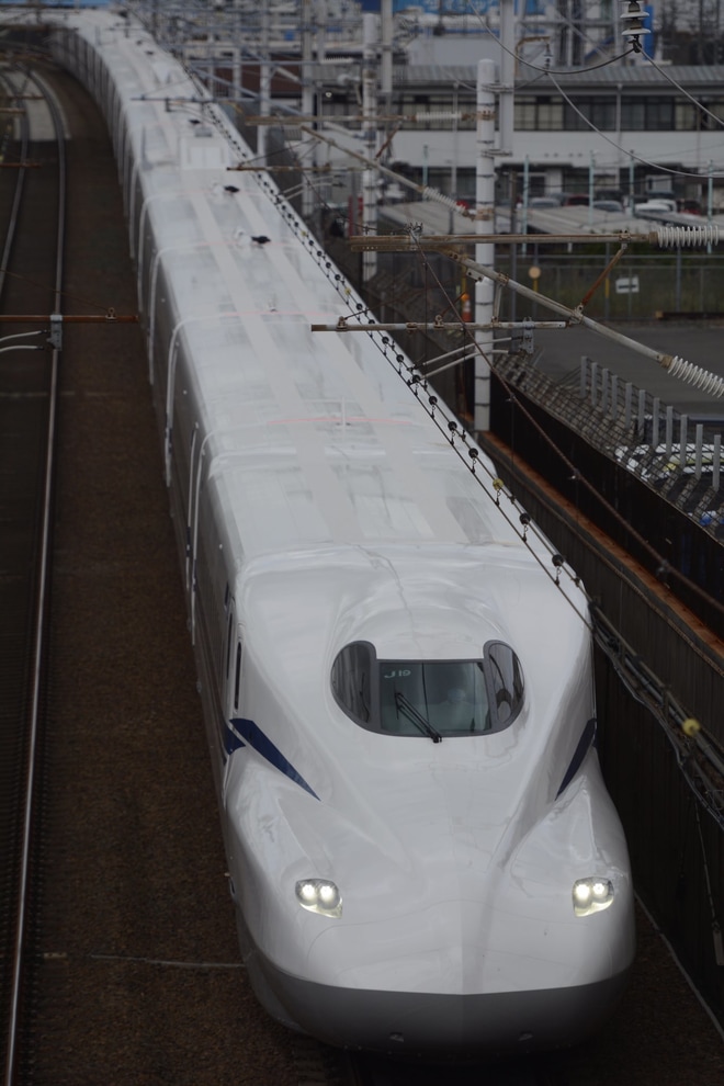 【JR海】N700S J19編成本線試運転を名古屋〜三河安城間で撮影した写真