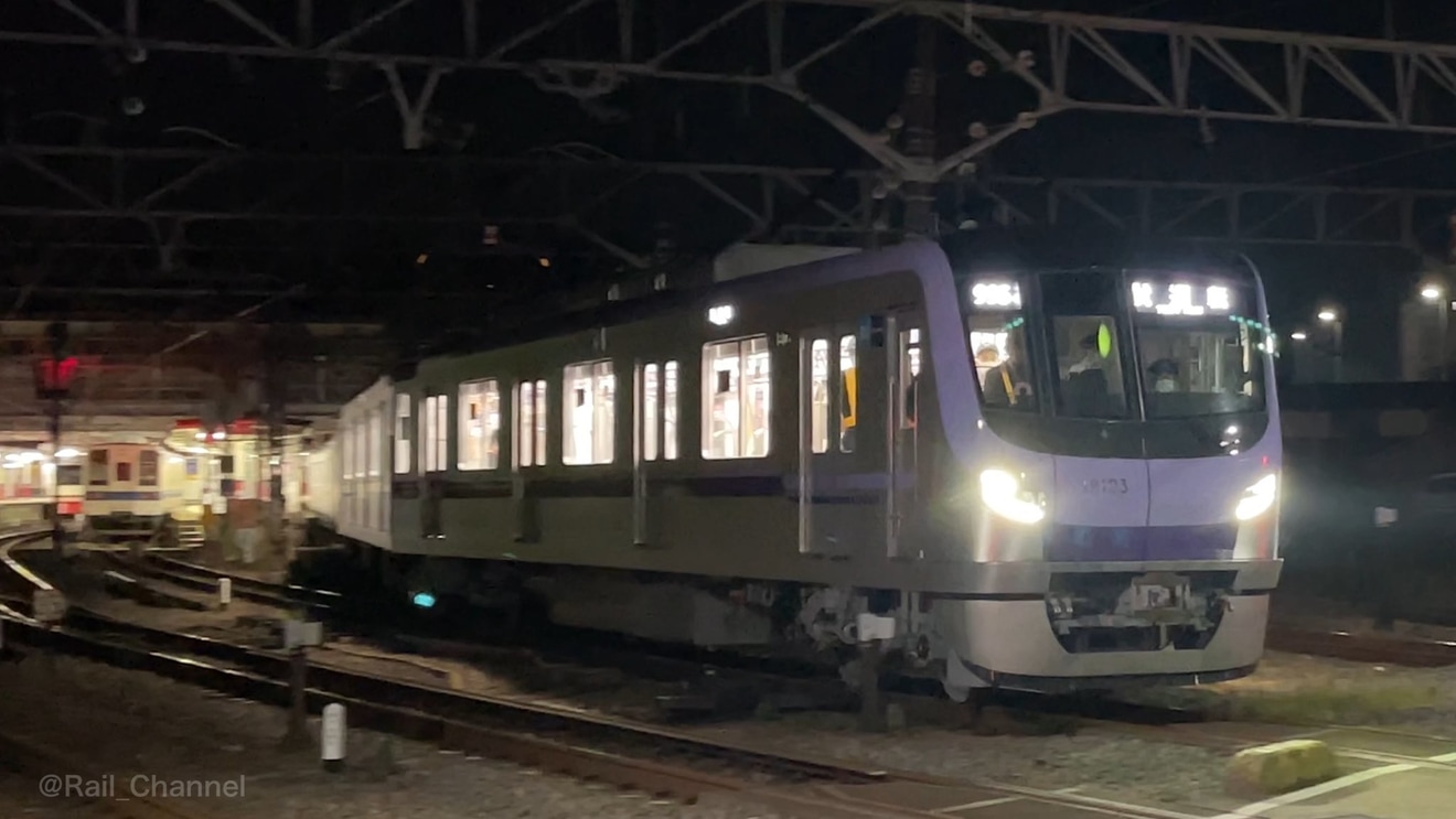 【メトロ】18000系18103Fが東武佐野線渡瀬駅付近まで入線の拡大写真