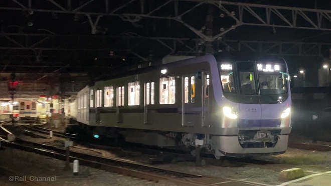 【メトロ】18000系18103Fが東武佐野線渡瀬駅付近まで入線を館林駅付近で撮影した写真
