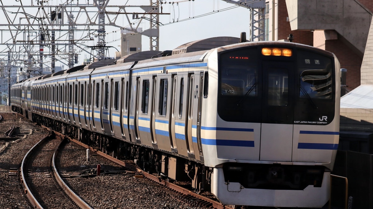 JR東】E217系Y-12編成幕張車両センターへ疎開 |2nd-train鉄道