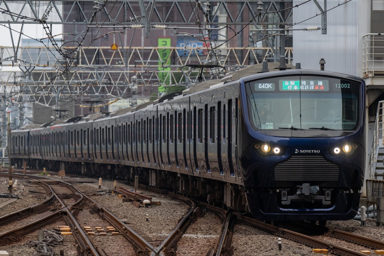 【相鉄】12000系12102×10(12102F)が埼京線池袋以北で営業運転の拡大写真