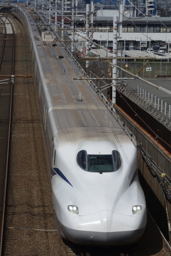 【JR海】N700S J0編成試運転を名古屋〜三河安城間で撮影した写真
