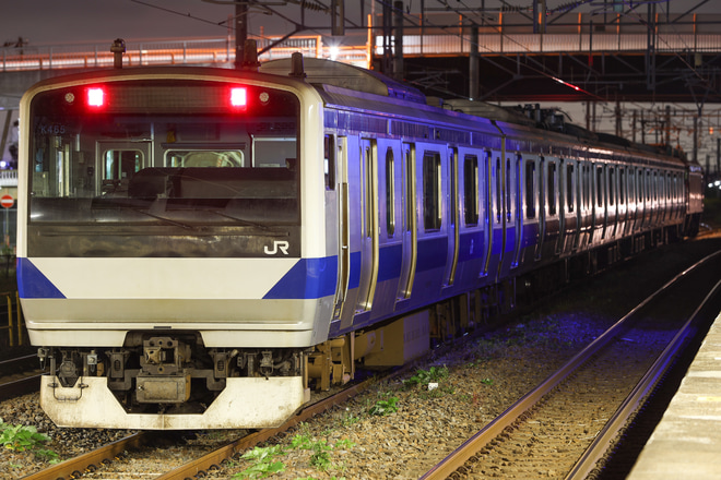 【JR東】E531系K465編成配給輸送を藤代駅で撮影した写真