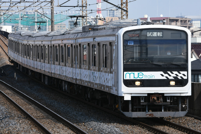 【JR東】209系MUE-Trainが青梅線で試運転を実施を西浦和駅で撮影した写真
