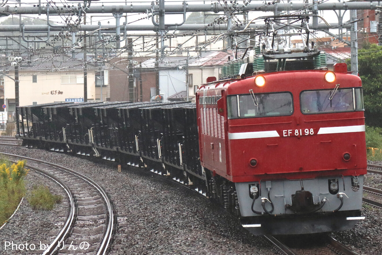 【JR東】EF81-98牽引水戸ホキ工臨(202110)の拡大写真