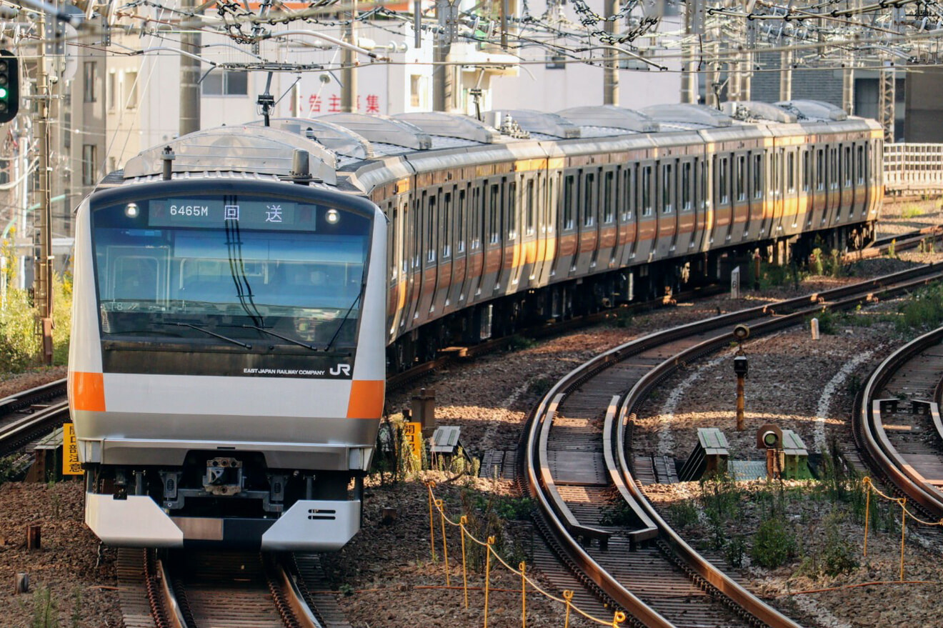 【JR東】E233系トタT8編成東京総合車両センター出場回送(202110)の拡大写真
