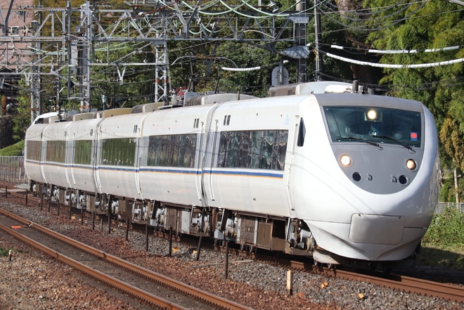 【JR西】681系W03編成吹田総合車両所出場試運転を山崎駅で撮影した写真