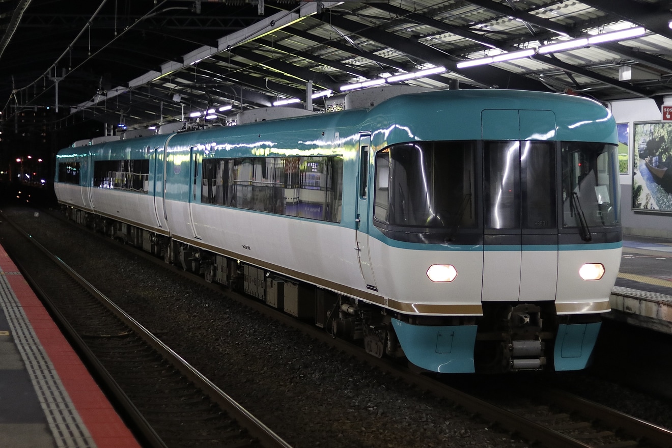 【JR西】283系HB631編成吹田総合車両所本所出場回送の拡大写真