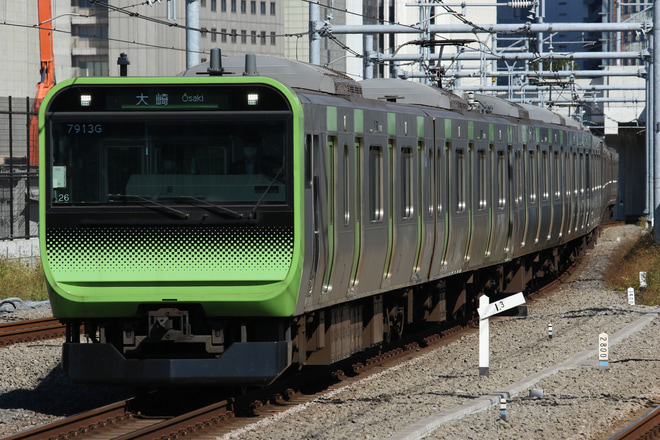 【JR東】渋谷駅改良工事に伴う臨時運行を高輪ゲートウェイ駅で撮影した写真