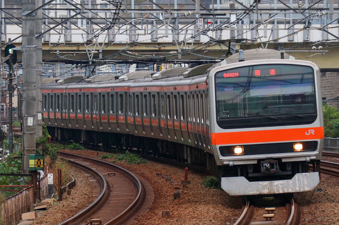 【JR東】E231系MU33編成東京総合車両センター入場を五反田駅で撮影した写真