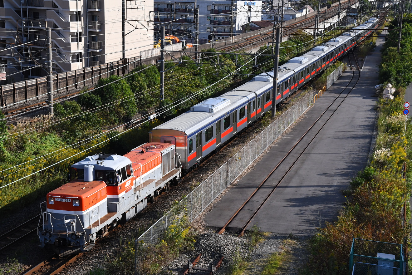 【東急】5080系中間車10両 J-TREC横浜出場甲種輸送の拡大写真