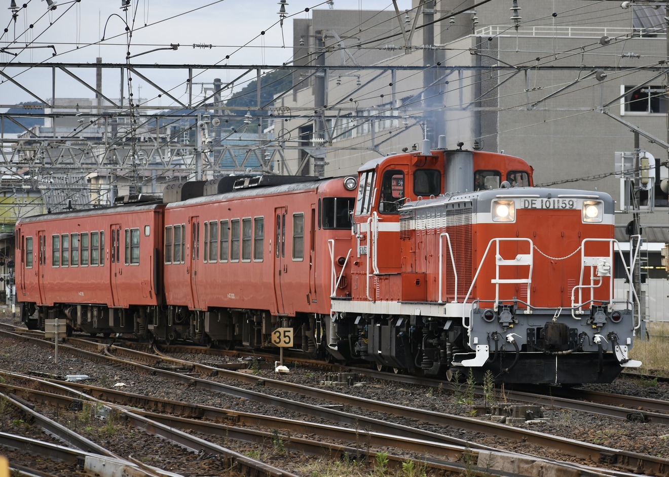 【JR西】キハ47-68+キハ47-2020後藤総合車両所への拡大写真