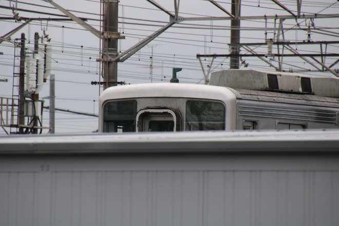 【東武】10000系11607F津覇車両へ入場を津覇車両付近で撮影した写真