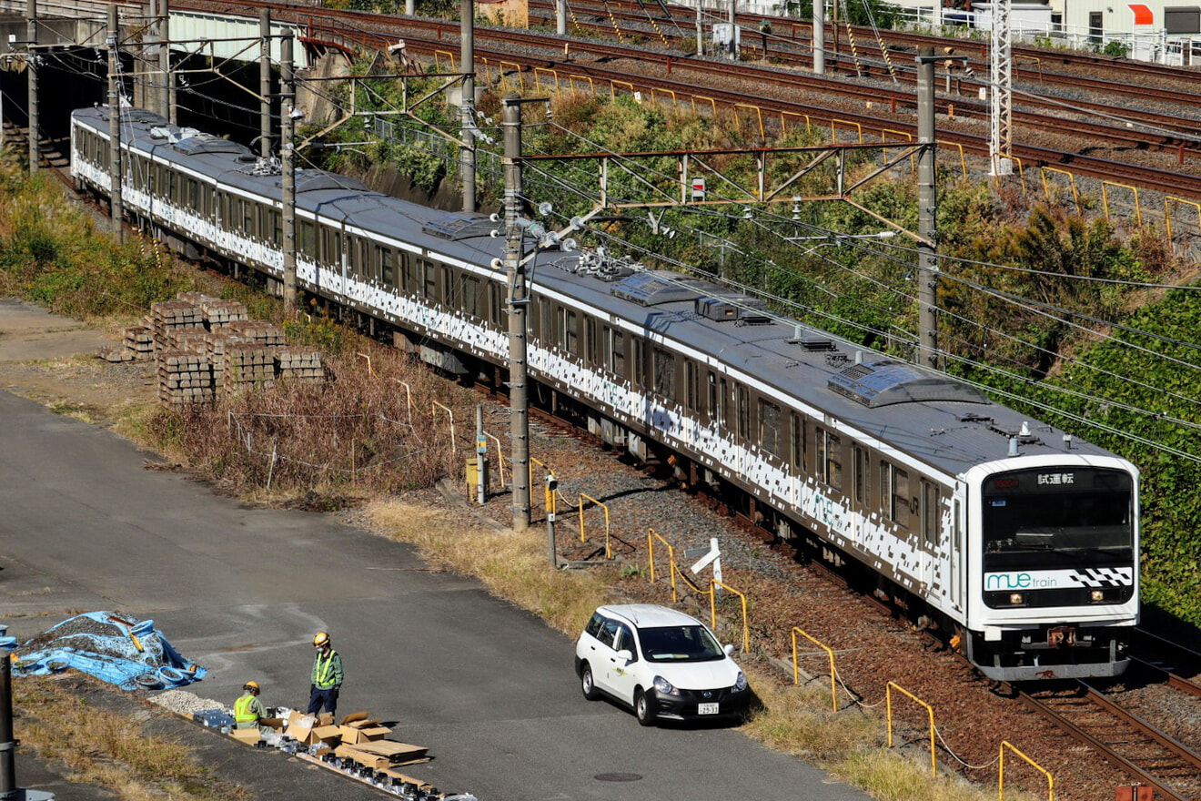 【JR東】MUE-Train武蔵野貨物線で試運転の拡大写真