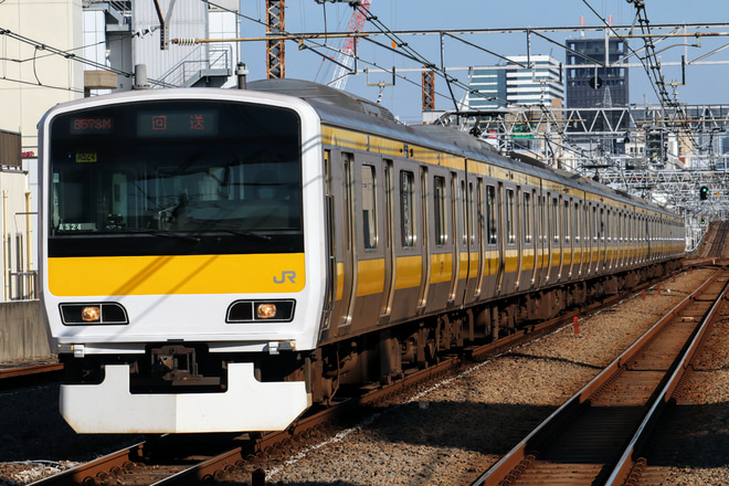 【JR東】E231系A524編成車輪転削返却回送(20211030)を阿佐ヶ谷駅で撮影した写真