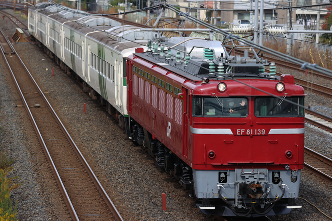 【JR東】185系C6編成配給輸送を浦和～赤羽間で撮影した写真
