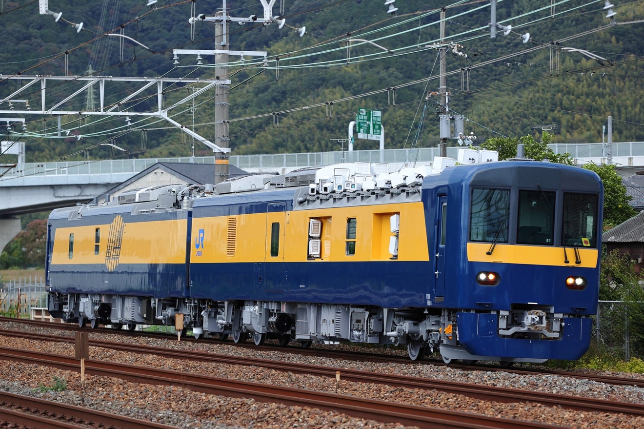 【JR西】DEC741形E1編成吹田総合車両所京都支所へ回送の拡大写真
