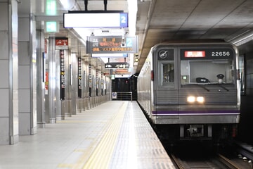 【大阪メトロ】22系22656F緑木検査場出場回送