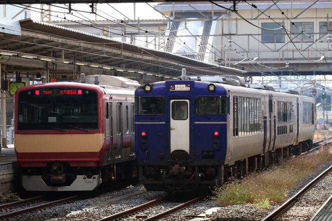 【JR東】「水戸線Shu*Kura」が運転されるを小山駅で撮影した写真