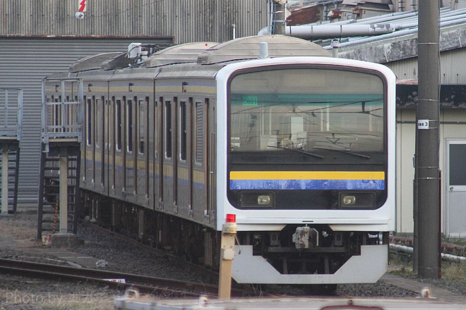 【JR東】209系2100番台 マリC601編成4両化・JRマーク消去