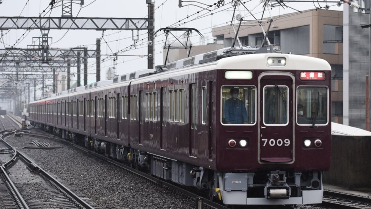 阪急】7000系7009F正雀工場出場試運転 |2nd-train鉄道ニュース