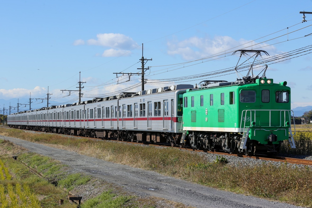 【東武】10030型11643F+11439F南栗橋工場入場回送の拡大写真
