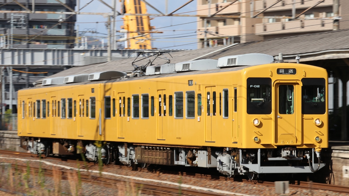 JR西】105系F-02編成下関総合車両所出場回送 |2nd-train鉄道ニュース