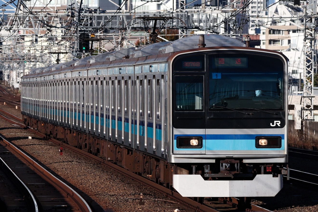 【JR東】E231系ミツK1編成 中野電車区公開送り込み回送の拡大写真
