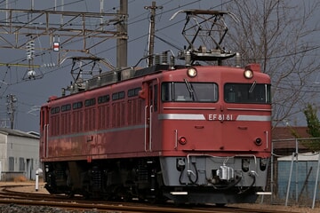 【JR東】EF81-81秋田総合車両センター構内試運転