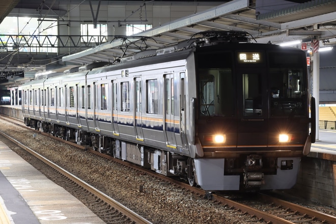 【JR西】207系S9編成網干総合車両所出場回送を東加古川駅で撮影した写真