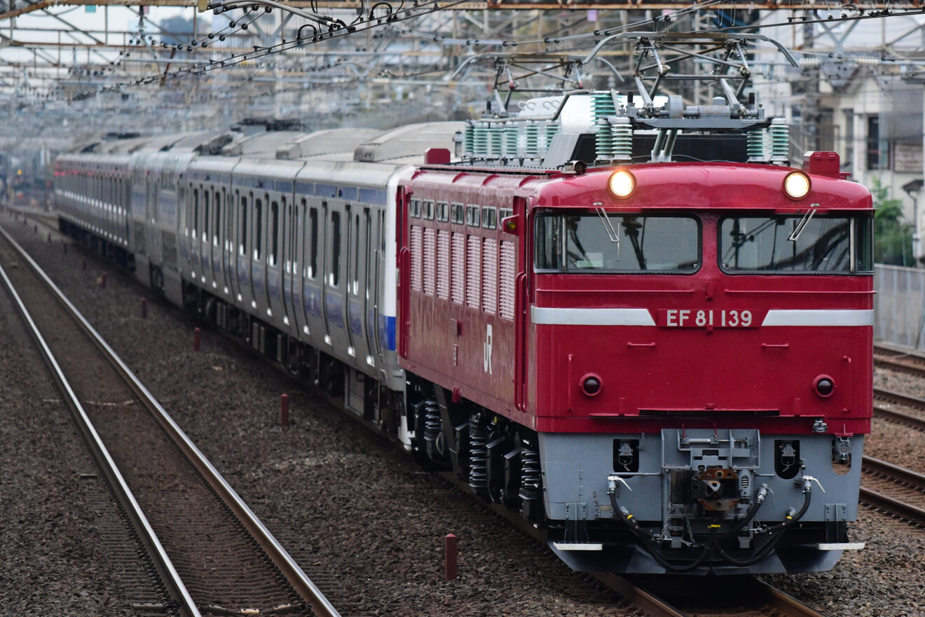 【JR東】E531系K422編成 秋田総合車両センター入場配給の拡大写真
