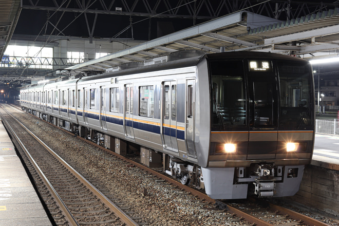 【JR西】207系H10編成網干総合車両所本所出場を東加古川駅で撮影した写真