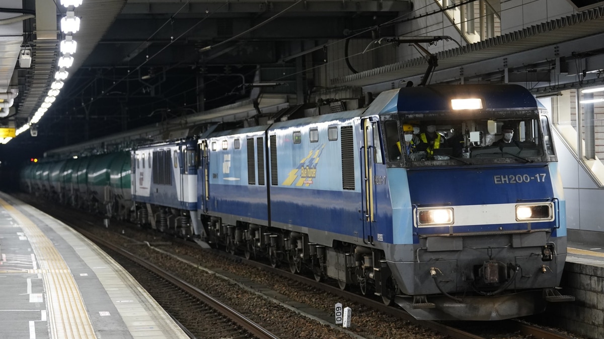 JR貨】EH200-17が8081レを牽引し、中央西線で貨物列車を牽引 |2nd