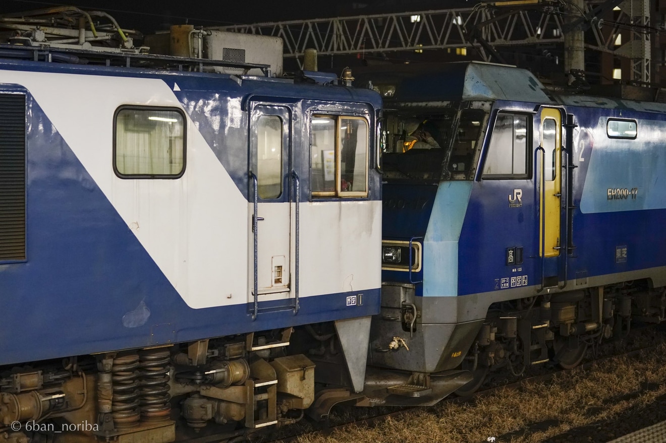 【JR貨】EH200-17が8081レを牽引し、中央西線で貨物列車を牽引の拡大写真