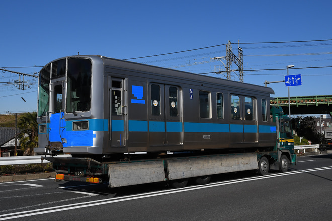 【小田急】1000形 1756×6(1756F)小田原方2両 廃車・搬出を入間市内で撮影した写真