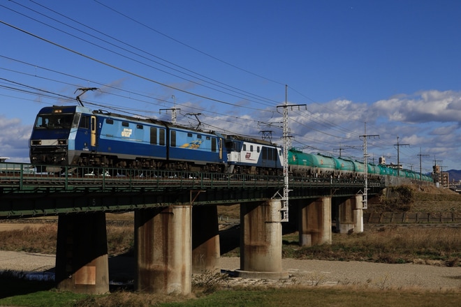 【JR貨】EH200-17が中央西線の日中貨物列車6088レに充当を不明で撮影した写真