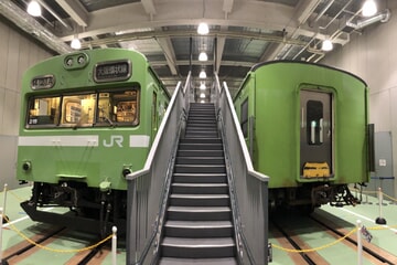 【JR西】103系NS407編成が京都鉄道博物館で展示