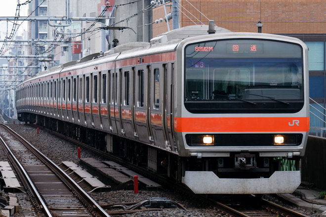 【JR東】E231系ケヨMU3編成 東京総合車両センター入場を秋葉原駅で撮影した写真