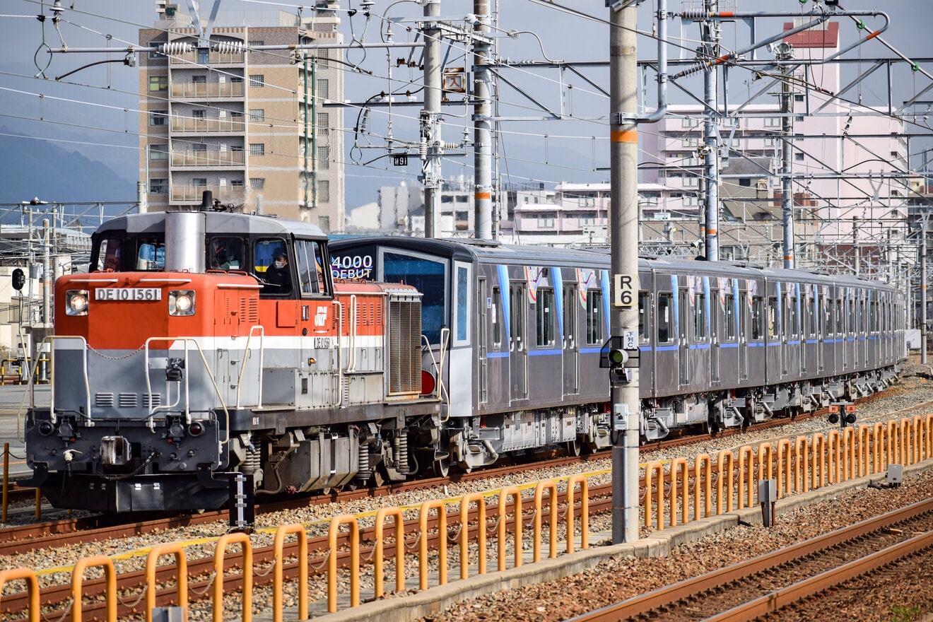 【横市交】ブルーライン新型車両4000形4621F甲種輸送の拡大写真