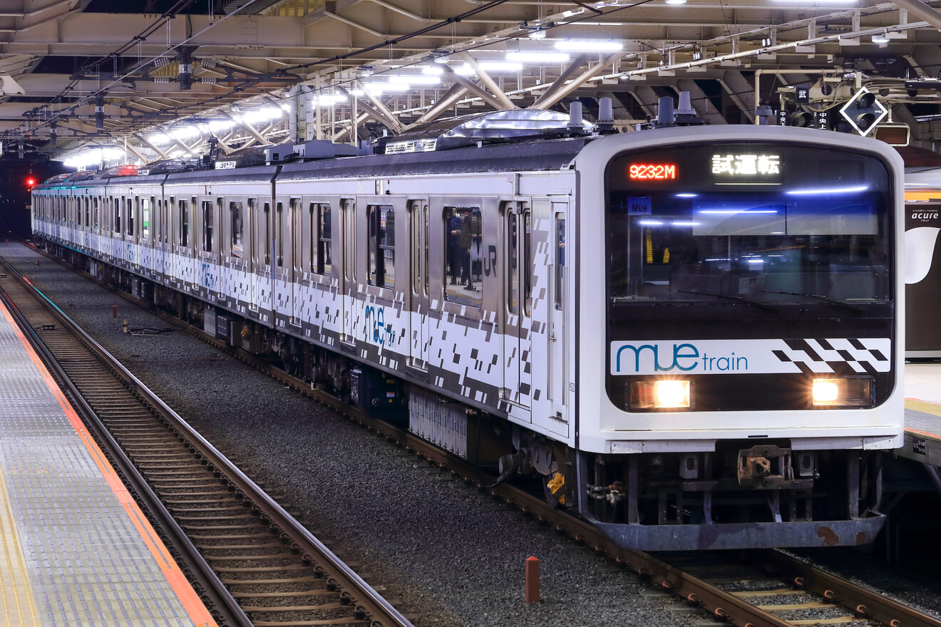 【JR東】209系MUE-Train青梅線試運転(20211217)の拡大写真